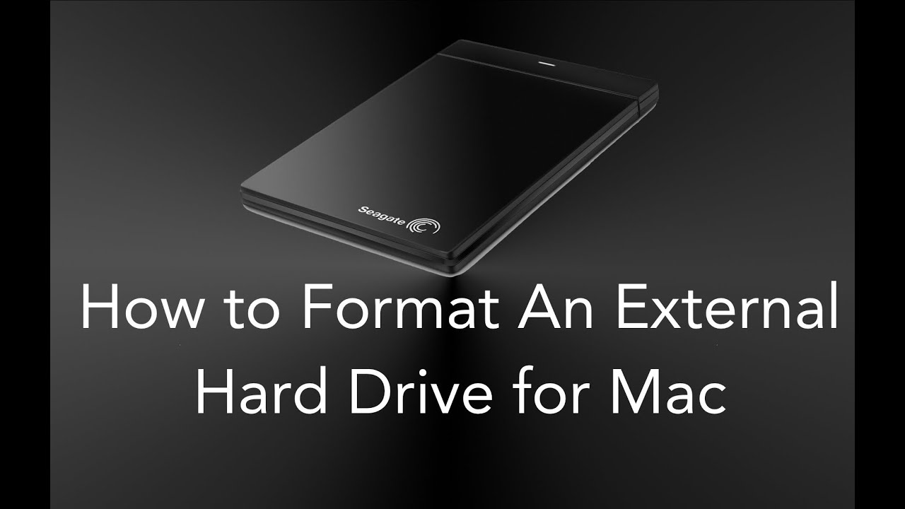 Format an external hard drive for mac without losing data